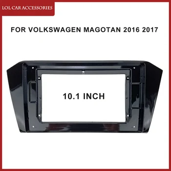 10.1 Hüvelykes Volkswagen Magotan 2016 2017 Sztereó autórádió 2 Din-GPS MP5 Android Player Fascia Műszerfalon Keret Telepítése