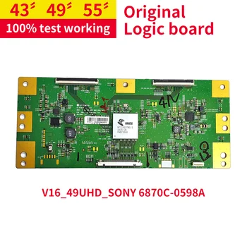 100% Eredeti Vizsgálati Munka V16_49UHD_SONY 6870C-0598A T-CON Testület a Sony LG 43