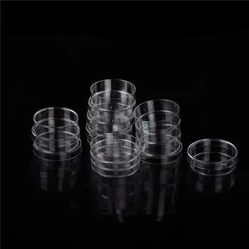 10db 35x15mm Steril Polisztirol Műanyag Petri-csésze Tányér szemhéjakkal Schotel Laboratorium Medische Kínálat