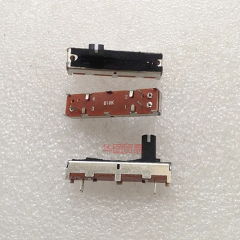 1db Mixer Equalizer Single-Link Mono 35 mm-es Dia Potenciométer Fader B10K / Fehér Pont / Középpont Fader 3 Láb
