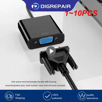 1~10DB, HDMI-kompatibilis VGA Adapter Digitális-Analóg Átalakító Kábel PSLaptop TV Box Projektor Displayer HDTV