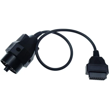 20-pin-16-pin Adapter Fekete E36 E38 E39 E46 E53 Csatlakozó Kábel-Javító Eszköz 1db Prémium Műanyag