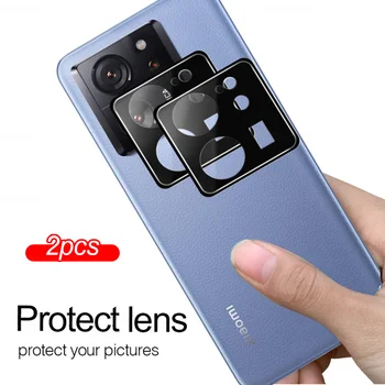 2DB 3D Hátsó Kamera Lencse Edzett Üveg Xiaomi 13T Pro 5G Vissza Lencse Védő Xiomi Mi13T Mi 13T 13 T Pro Védőfólia