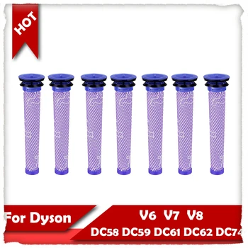 3 db A Dyson Helyettesíti Szűrő V6 V7 V8-DC58 DC59 DC61 DC62 DC74 Porszívó Előlapi Szűrő Rész