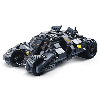 325pcs Batmobil Jármű Modell építőkövei Kreatív Autó Dobon Tégla Meghatározott DIY Játékokat, Ajándékokat a Gyermekek számára Gyerekek