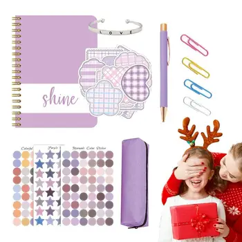 A naplózás Kit DIY Journal Kit Scrapbook Dolog A Tini Lányok Aranyos Naplózó Scrapbook Cucc Art Kézműves Remek Gyermekek