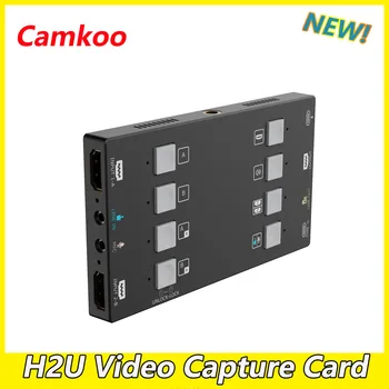 CAMKOO H2U Kettős 4K, HDMI-kompatibilis Audio Video Capture Kártya, Videó Felvevő Élő Streaming Konzol Játék