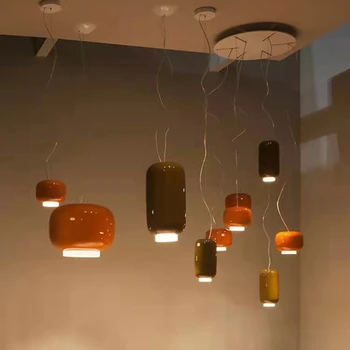 Chouchin Medál lámpa olasz üveg a fény tervező foscarini lámpa, egyszerű stílus éjjeli hálószoba dekoráció étkező fény