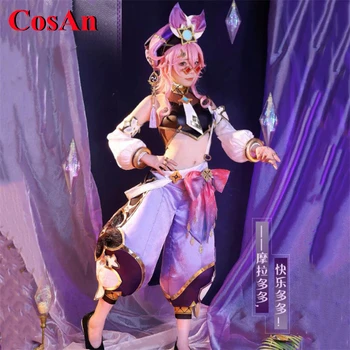 CosAn Játék Genshin Hatása Dori Cosplay Jelmez Elegáns Édes Unforms Női Tevékenység Fél Szerepjáték Ruházat