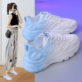 Damyuan Kényelmes Női Cipő, Magas Minőségű, Divatos Cipők csúszásmentes Lélegző Futó Cipő Divat a Plus Size Lábbeli