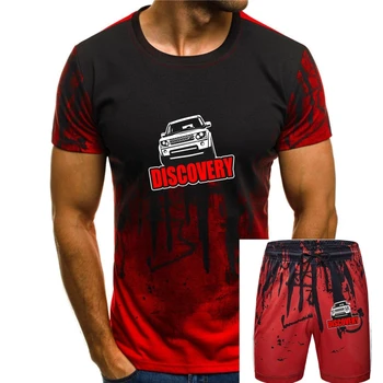 Discovery klasszikus autó off road Mens T-shirt férfi póló