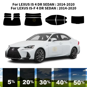 Elővágott nanoceramics autó UV Ablak Árnyalat Kit Autóipari Ablak Film A LEXUS is-F, 4-DR SEDAN 2014-2020-as