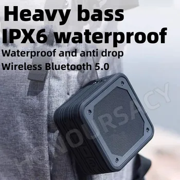Erőteljes Mélysugárzó TWS Karaoke Party Bass Bluetooth Hangszóró Kültéri Hordozható IPX6 Vízálló HiFi Sztereó Mélynyomó Caixa De Som