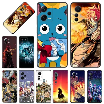 Fairy Tail Dragneel Fekete Telefon Esetekben a Xiaomi 12S 12T 12 13 Lite Mi CC9 Redmi A1 A2 12C Note12 Pro 4G 5G Plusz Divat Címlap