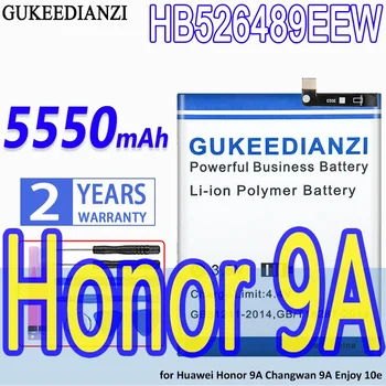 GUKEEDIANZI Akkumulátor HB526489EEW 5550mAh a Huawei Honor 9A A Changwan 9a Élvezze 10e