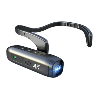 Hordható 4K 30FPS Fejét Szerelt Kamera Wifi videokamera Videokamera Webkamera Széles Látószögű Objektív Elem ALKALMAZÁS, Vezérlés Könnyen Használható
