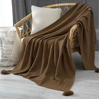 Ins Északi kanapé takaró takaró hivatal szundi kendő takaró kötött gyapjú takaró alkalmi klímaberendezés takaró több méretben