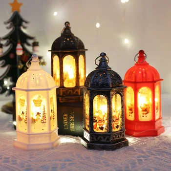 Karácsonyi Díszek 2023 LED Hordozható Szél Lámpa Éjszakai Lámpa Új Év 2024 Haza Hálószoba Dekoráció Karácsonyi Noel Ajándékok Navidad
