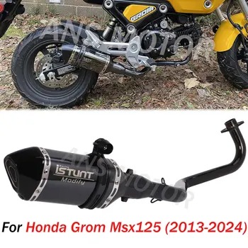 Komplett Kipufogó Rendszer, Motorkerékpár, Kipufogó Csúszik A Kipufogó Meghiúsít A Honda Grom Msx125 2013-2024