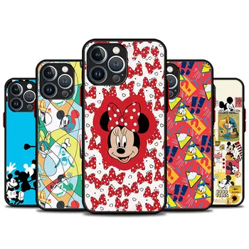 Luxus Disney Mickey Minnie Csók Telefon Esetében a Xiaomi Redmi 13. Megjegyzés 5G 9 10 Pro 12 11 10 11 Pro 11-12S 12 Páncél Érdekesség Borító