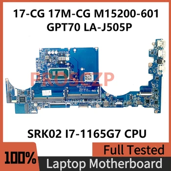 M15200-601 M15200-501 M15200-001 Alaplap HP 17-CG 17M-CG Laptop Alaplap GPT70 LA-J505P W/ SRK02 I7-1165G7 CPU 100% - os Teszt