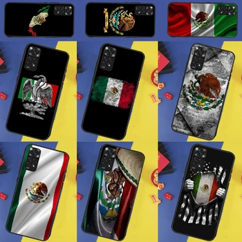 Mexikó Mexikói Zászló Esetben A Xiaomi Redmi Megjegyzés 12 7 8 9 10 11 Pro 8 TONNA 9-ES 10-ES 11-Redmi 9 10 9C 12C 9T 10A 10C Borító