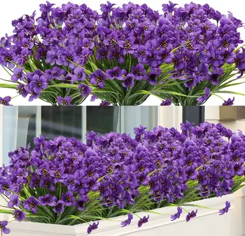 Művirág Anti UV Violet Szimuláció Csokor Romantikus Valentin Napi Esküvő Dekoráció Örök Virág Ajándék