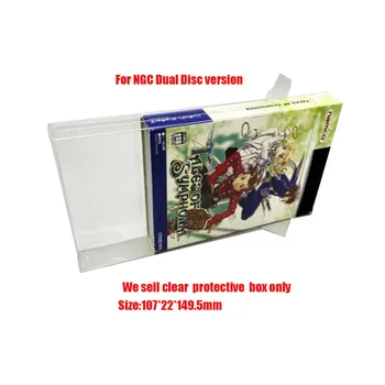 PET-fedezze Védő GameCube az NGC Tales of Symphonia Játék Dual Disc Csak JP Világos, kirakat Gyűjteni tároló doboz