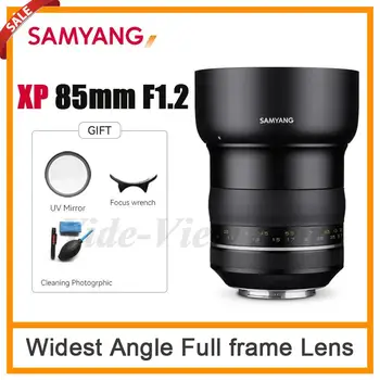 Samyang XP 85mm F1.2 Legszélesebb Látószögű Full frame Objektív A Canon EF TÜKÖRREFLEXES Fényképezőgép Lázadó T6 EOS 450D 500D 650D 700D 750D 800D Mark II-IV.