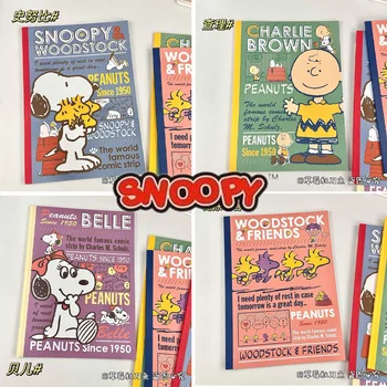 Snoopy Notebook Aranyos, Jegyzettömbök Napló Napirend, Heti Tervező Írásos Papír a Diákok Iskolai irodaszerek Rajz Ajándék