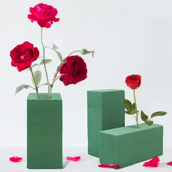 Virágos Vizes Hab Tégla Kézzel Készített Virág Hab Sár Virágos Hab Blokk A lakodalom DIY virágkötészeti