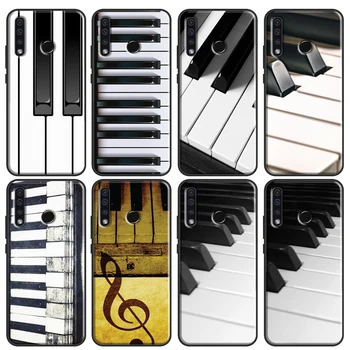 Zongora Billentyűk Zene Billentyűzet tok Huawei P30 P20 P40 P60 Pro Nova 9 5T O Okos Megtiszteltetés Magic 5 Lite X8 X9a 50 70 Borító