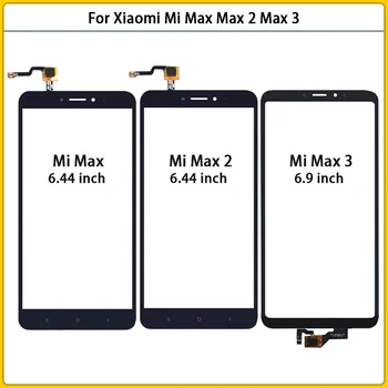Új, A Xiaomi Mi Max Mi Max 2 Max2 Érintőképernyős Panel Digitalizáló Érzékelő LCD Első Üveg, mi Max 2 Érintőképernyő Csere