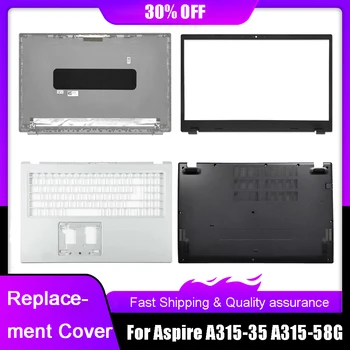 Új Laptop LCD hátlap Az Acer A515-56G S50-53 N20C5 A315-58G A315-35 Előlapot Palmrest Felső Alsó Esetben, Ezüst-Fekete