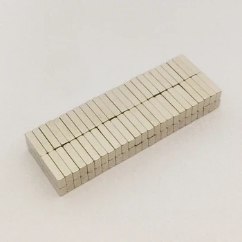 Új ritkaföldfém-Neodímium Mágnesek Erős, Állandó Mágneses kis blokk hűtőszekrény mágneses N48H,100/csomag blk7.2x2.9x1.7mm